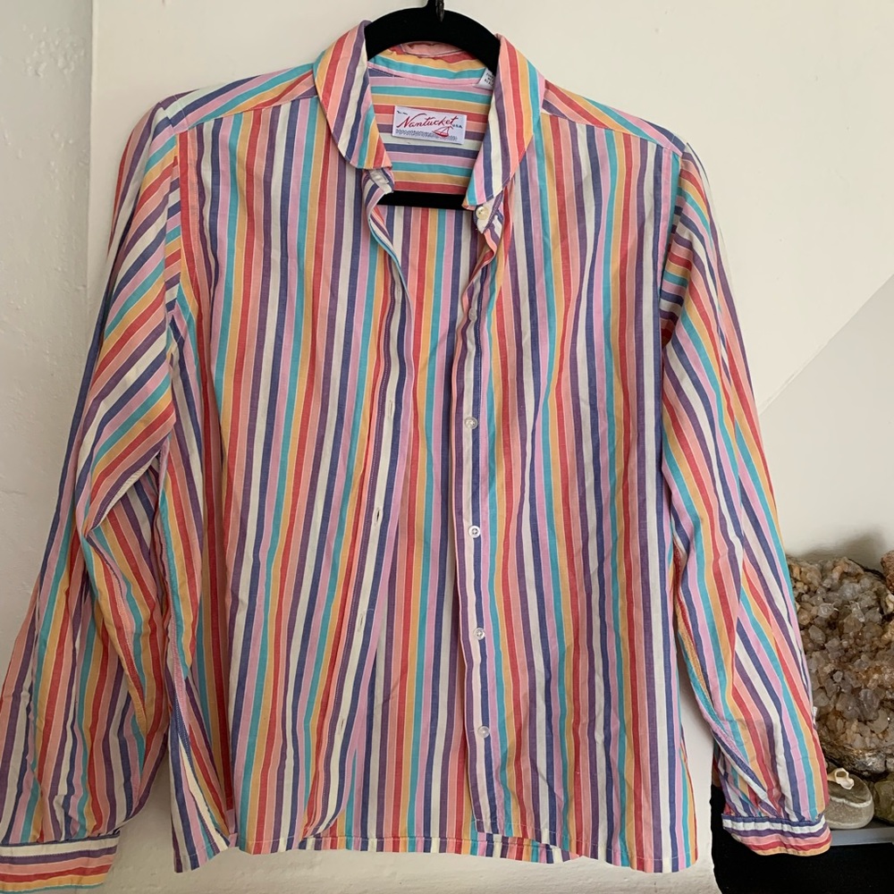 Vintage collard shirt